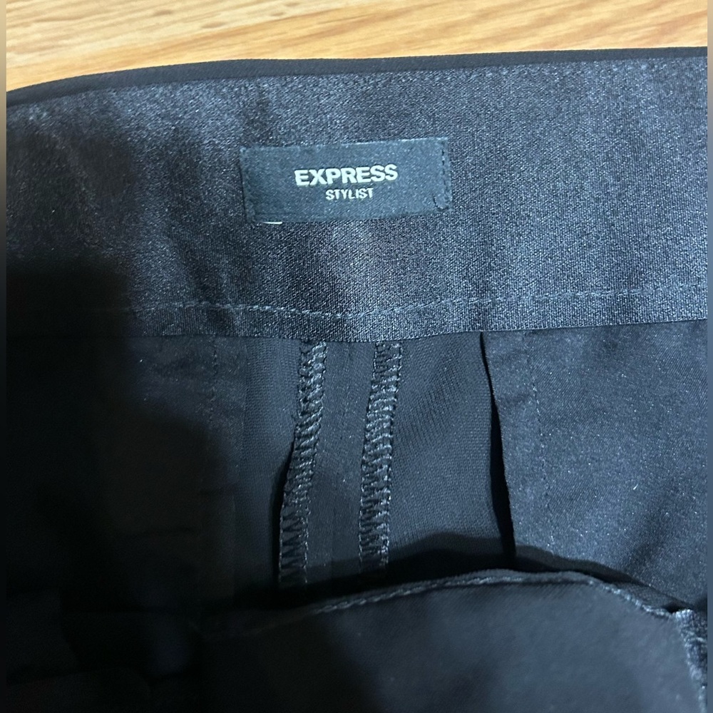 Express Black Wide-Leg Women's Pants - Picture 6 of 13